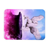 Pink Fantasy Unicorn Magnet (Horizontal)