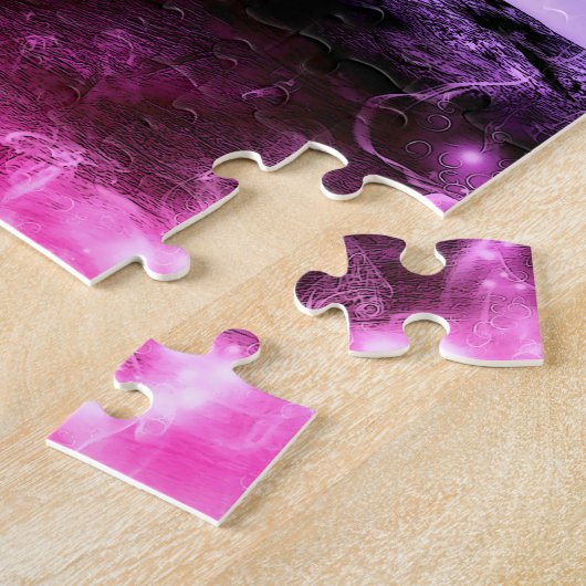 Pink Fantasy Unicorn Puzzle (Seite)