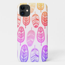 Pink-farbene Blätter iPhone 11 Fall Case-Mate iPhone Hülle
