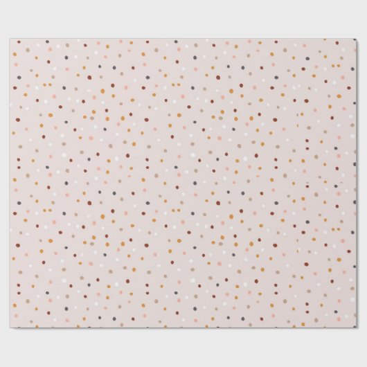Pink farbenfrohe Polka dot Geschenkpapier (Flach)