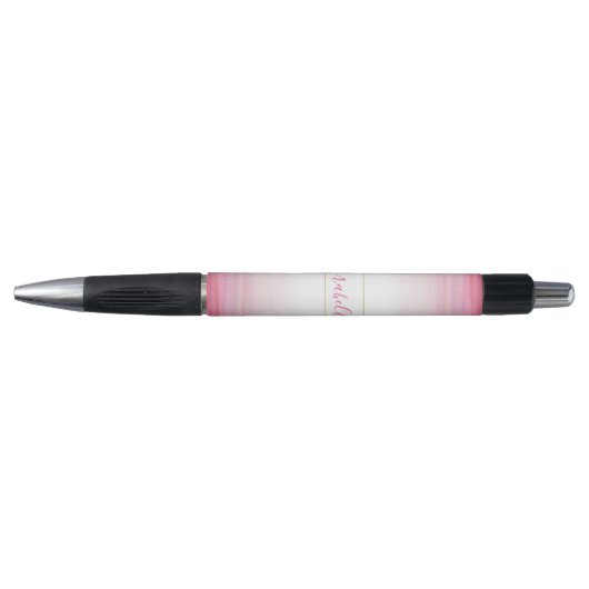 Pink-Farbmuster Monogramm-Pen Kugelschreiber (Vorderseite)