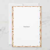 Pink Farm Animals Geburtstagsparty Einladung (Rückseite)