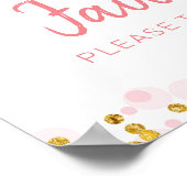 Pink Farm Truck Pumpkin Drive by Birthday Favorite Poster (Ecke)