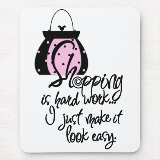 Pink Fashion Mousepad (Vorne)