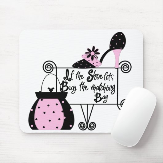 Pink Fashion Mousepad (Mit Mouse)