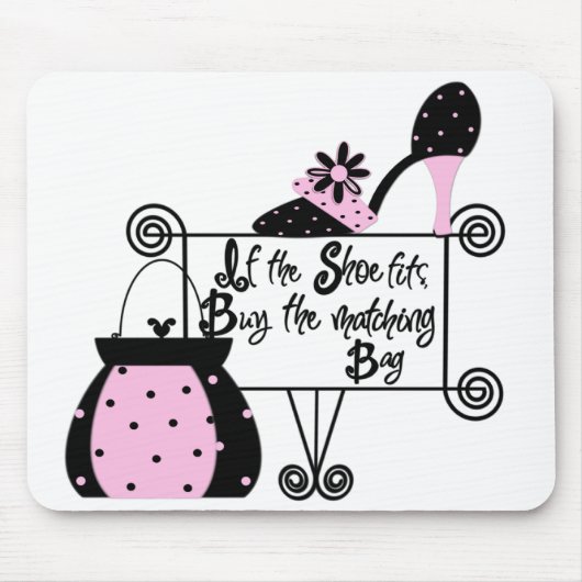 Pink Fashion Mousepad (Vorne)