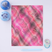 Pink Faux Snakeskin Bulk Scrapbook Paper Pages Flyer (Einzeln)