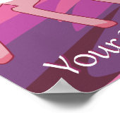 Pink Fawn Poster (Ecke)