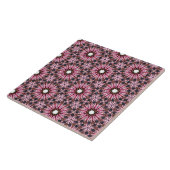 Pink Feather Boho Fliese (Seite)
