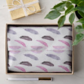 Pink Feathers (Design 68 Pink Series) Seidenpapier (Geschenk)