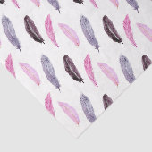 Pink Feathers (Design 68 Pink Series) Seidenpapier (Ausschnitt)