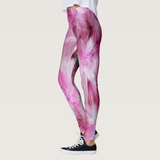 Pink Feathers Leggings (Links)