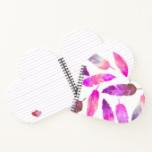 Pink Feathers Notizblock (Innenseite)