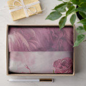 Pink Feathery Llama mit Parfüm Dekoupage Seidenpapier (Geschenk)