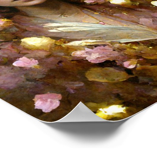 Pink Fee 2 Fantasy Art Poster (Ecke)