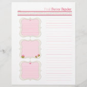 Pink Fee Better Binder Calendar Flyer (Hinten)