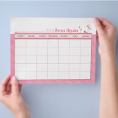 Pink Fee Better Binder Calendar Flyer (Hand)