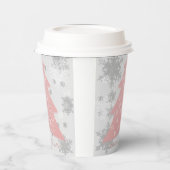 Pink Festivals Weihnachtsbaum Papier Cup Pappbecher (Links)