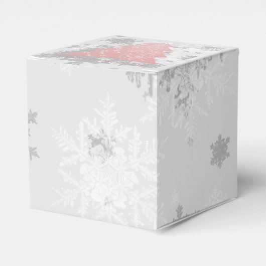 Pink Festive Weihnachtsbaum Gefälligkeitsbox Geschenkschachtel (Vorderseite)