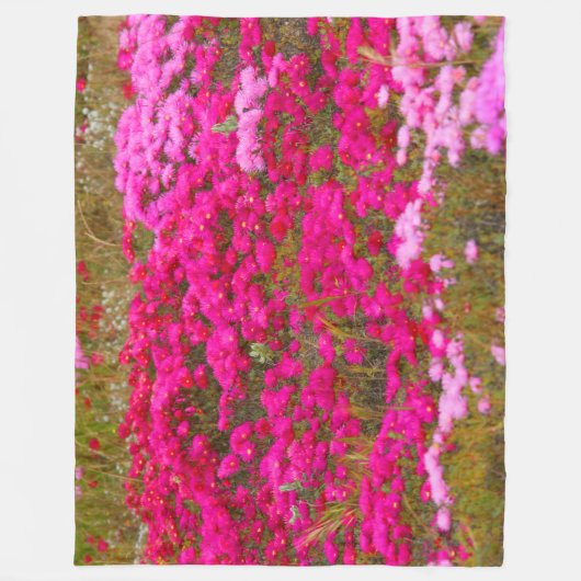 PINK FIELDS FLEECEDECKE (Vorderseite)