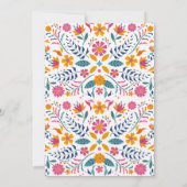 Pink Fiesta 80 Years Loved Birthday Party Einladung (Rückseite)