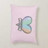 Pink Figaro accent pillow - rugkussen Dekokissen (Rückseite(Vertikal))