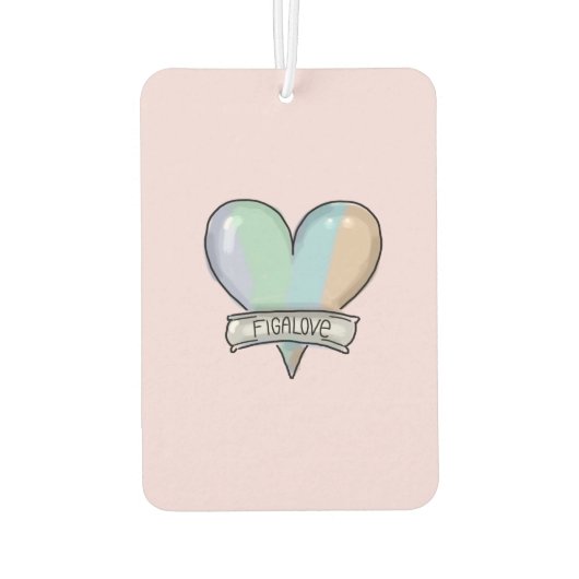 Pink Figaro air freshener Autolufterfrischer (Rückseite)