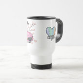 Pink Figaro travel mug - roze reisbeker Reisebecher (VorderseiteRechts)