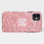 Pink Filigree Holzträger IPHONE 5 Fall Case-Mate iPhone Hülle (Rückseite (Horizontal))