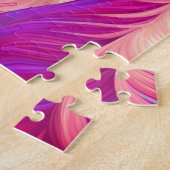 Pink Filly & Blue Colt Western Style Gender Reveal Puzzle (Seite)