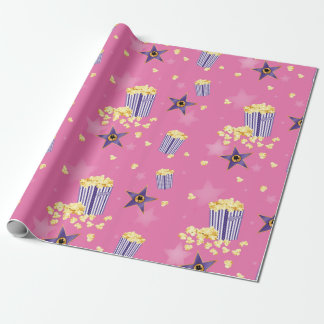 Pink Film Popcorn Packpapier