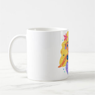 Pink Fins mermaid Kaffeetasse