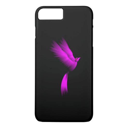 Pink Fire Bird Case-Mate iPhone Hülle (Rückseite)