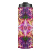 Pink Fire Vapors Thermal Tumbler Thermosbecher (Vorderseite)