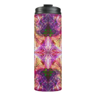 Pink Fire Vapors Thermal Tumbler Thermosbecher
