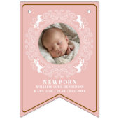 Pink First Rodeo Foto Banner - Cowgirl 1st Birthd (Zweite Fahne)