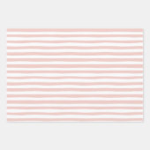 Pink First Tooth Wrapping Paper Blatt Set 3 (Vorderseite 2)