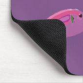 Pink Fish l Fish Lila Mousepad (Ecke)