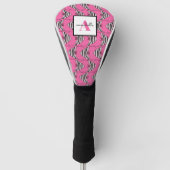 Pink Fish Monogram Golf Headcover (Vorderseite)