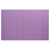 Pink Fish Muster, Fish Art Custom Fabric Stoff (Fat Quarter (45,7 x 55,9 cm))