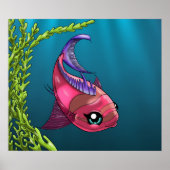 Pink Fish Poster (Vorne)
