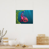 Pink Fish Poster (Küche)