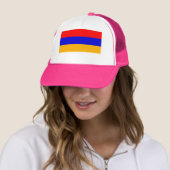 PINK-Flagge Armeniens Truckerkappe (Beispiel)