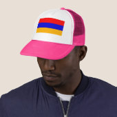 PINK-Flagge Armeniens Truckerkappe (Beispiel)