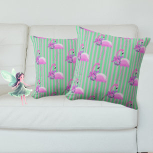 Pink Flamigo Weihnachtsfeiertag Trendy Holiday Kissen
