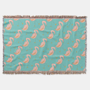 Pink Flamingo 2 Muster Decke