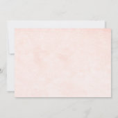 Pink Flamingo 40. Geburtstag Einladung (Rückseite)