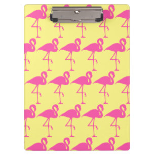 Pink Flamingo anpassen Klemmbrett