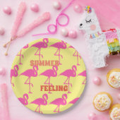 Pink Flamingo anpassen Pappteller (Party)