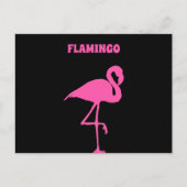 Pink Flamingo anpassen Postkarte (Vorderseite)